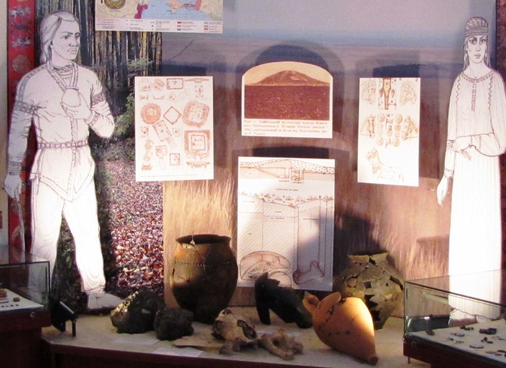 Фрагмент експозиції Археологічного музею імені Нінель Бокій